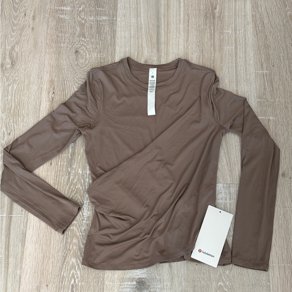 lululemon athletica Light SmoothCover Wrap Frony Long Sleeve Women's Top